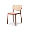 Plastic rattan chairs